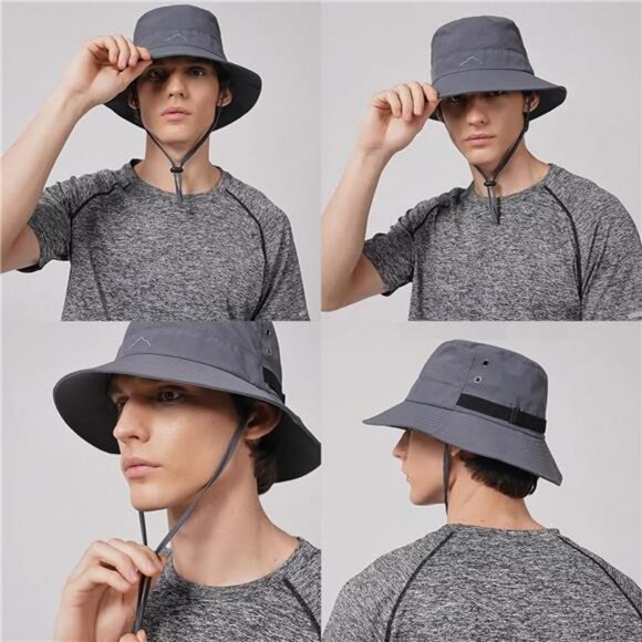Cooling Sun Bucket Hat UPF 50 for Men Women Fishing Hiking Beach Golf Outdoor - Picture 3 of 6
